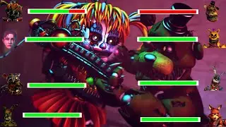 [SFM FNaF] Scrap vs Demented REMATCH WITH HEALTHBARS