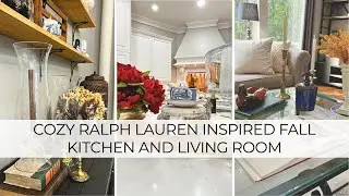 Cozy Ralph Lauren-Inspired Fall Decor | Thrifted Finds & Classic Home Styling