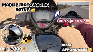 &ldquo;₹2000 में GoPro Jaisa Motovlog 😱 | Mobile Motovlogging Setup for Beginners 🔥&rdquo;