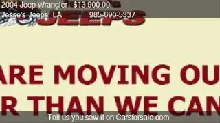 2004 Jeep Wrangler Unlimited 4WD 2dr SUV for sale in SLIDELL