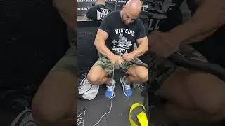 How to fix a gym battle rope