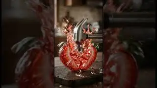 Hitting Glass Strawberry with a Hammer (ASMR) #asmr #satisfying #glassfruit