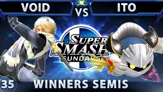 SSS 35 - VoiD (Sheik) Vs. Ito (Meta Knight) SSB4 Winners Semis - Sm4sh Wii U - Smash 4