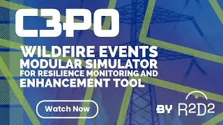 R&sup2;D&sup2; In Action: Wildfire Events Modular Simulator for Resilience Monitoring Tool of C3PO