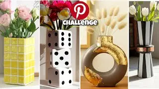 I Made 4 Pinterest Trendy Vases 