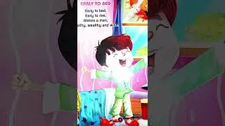 Early To Bed Early To Rise | Educative Rhymes | Cartoony Animation Nursery Rhyme