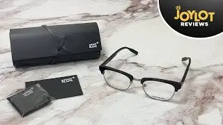 Mont Blanc Eyeglasses Model-MB0164O Color-002 Black/Silver