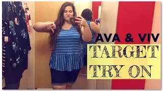 PLUS SIZE INSIDE THE DRESSING ROOM at Target || AVA & VIV 2017