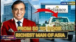 Mukesh Ambani Full Life Story | From Middle Class Boy to Richest Man of Asia