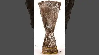 Cleaning The Dirtiest Europa League Trophy!