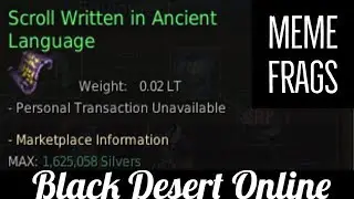 Black Desert Online [BDO] How I Get Memory Fragments
