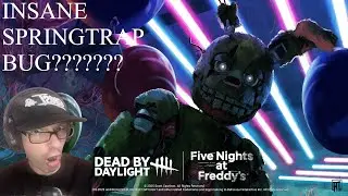INSANE SPRINGTRAP BUG DISCOVERED ON DEAD BY DAYLIGHT PTB #dbd #deadbydaylight #fnaf #springtrap