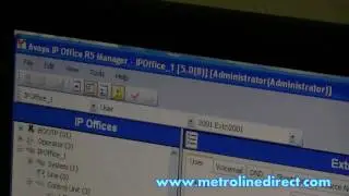 Avaya IP Office -  IP Office Manager overview