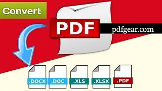 Pdfgear Free Pdf Tools Offline / Online  | PDF को Edit / Convert कैसे करें #pdftoword