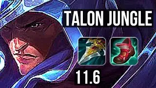 TALON vs DR. MUNDO (JUNGLE) | 10/0/3, 66% winrate, Legendary | EUW Master | v11.6