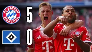 Gnabry hits a BANGER on Jackson's debut | FC Bayern vs. Hamburger SV 5-0 | Highlights Bundesliga