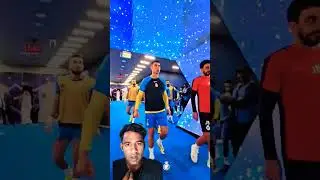Cristiano Ronaldo football match entry 🔥