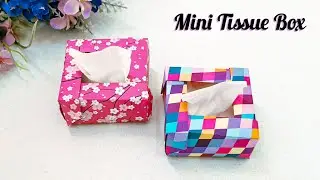 Easy Origami Tissue Box | DIY Mini Paper Tissue Box | Easy Paper Crafts