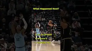 WHAT HAPPENS NEXT?! 😳 Ja Morant defense #basketballhighlights #whathappenednext #basketballshorts