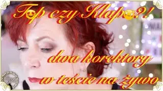 😍Top czy Klapa😱test na żywo dw&oacute;ch korektor&oacute;w z Catrice🌹cera dojrzała 60+🌹