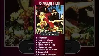 Cradle Of Filth MIX Best Songs #shorts ~ 1990s Music ~ Top Goth Metal, Pop, Rock, Black Metal Music