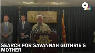 The Pima County Sheriff’s Office on Savannah Guthrie’s mother search