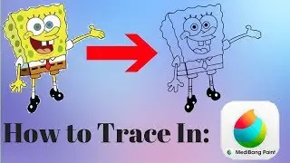 How to trace an image in MediBang Paint Pro!