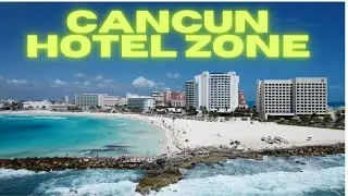 Cancun Hotel Zone By Drone