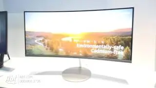 CES 2017 - Samsung Quantum Dot Monitors with Invisible Connection
