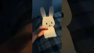 Bunny night light for girls kids #kawaiifinds #nightlight #nightlamp