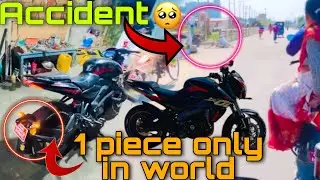 1 & only NS200 with this CRAZY🤯MODIFICATION 😱ACCIDENT 