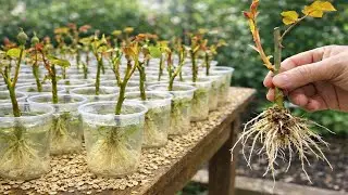 Few people know this simple rose propagation trick (quick and effective).