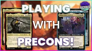 Sauron vs Marneus vs Szarekh vs Urza | Precon EDH Gameplay