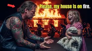 “They burned my house down!” The little girl screamed — Hell's Angels' reaction shocked the town