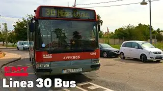 Автобус линии 30 - Валенсия, Испания - полное путешествие