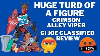 GI JOE CLASSIFIED Crimson Alley Viper ACTION FIGURE IN HAND REVIEW! MELTDOWN AND HUGE QC FAILURE!!
