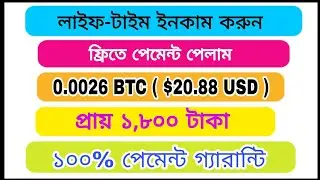 আবারো ফ্রিতে পেমেন্ট পেলাম $20.88 USD ( ১,৮০০ টাকা )।।Bizzilion Best Investment Platform