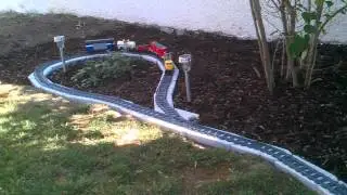 LEGO train in the garden #1