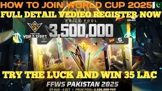 FREE FIRE FF WS PK QUALIFIERS 2025 | FF WS 2025 REGISTRATION FULL DETAIL VEDIEO  #youtubevideo 