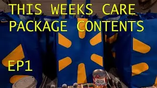 This weeks care package contents for those in need.