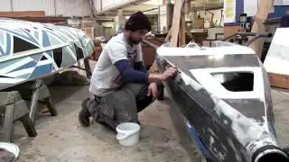 Study boat building at Falmouth Marine School