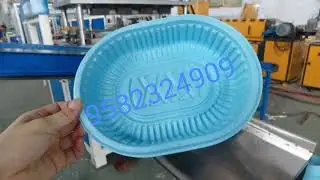 Biodegradable tableware making machine