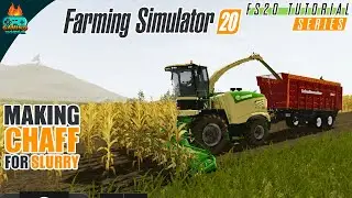 Making Chaff and Slurry | Farming Simuator 20 | fs 20 forage harvester urdu Hindi