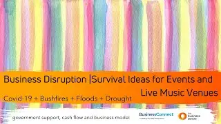 Business Disruption | Survival Ideas for Events and Live Venues
