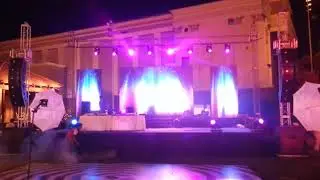 SINGLE TRUSS LED SCREENS WITH STAGE SETUP AT KOTHARI