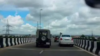 Drive on Elevated Ajmer Road Flyover Timelapse @ Jaipur, Rajasthan, India