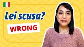 Scusi or scusa? The mistake almost everyone makes (FIXED)