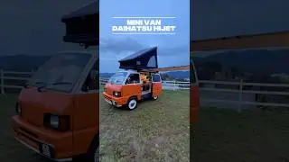 Oyen si mini campervan🧡 #campervan #daihatsuhijet  #minicampervan