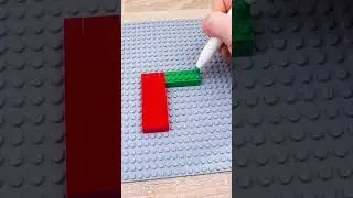 Lego United Arab Emirates (UAE) Flag by stop motion #lego #asmr #flag #stopmotion #games #art
