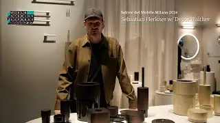 SEBASTIAN HERKNER w/ DECOR WALTHER | SALONE DEL MOBILE.MILANO 2024 | WIE ONLINE